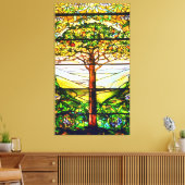 Spirituelle Landschaftliche Landschaft Tiffany Fen Leinwanddruck (Insitu (Wohnzimmer))