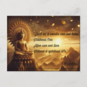 Spirituelle Lebenspostkarte Feiertagspostkarte (Vorderseite)