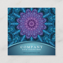 Spirituelle lila Blume, blaues Meer