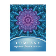 Spirituelle Lila Blume Mandala