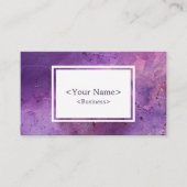 Spirituelle Lila Visitenkarte (Vorderseite)