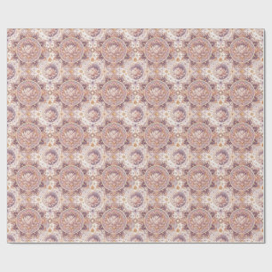 Spirituelle Lotusblume - Florales Mandala-Muster Geschenkpapier