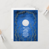 Spirituelle magische Geheimnachtsmond wird bald ge Karte (Vorderseite/Rückseite Beispiel)