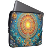 Spirituelle Mandala Art Laptopschutzhülle (Vorne Rechts)