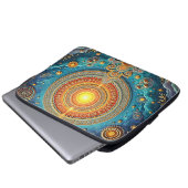 Spirituelle Mandala Art Laptopschutzhülle (Vorne Knopf)