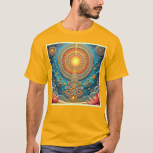Spirituelle Mandala Art T-Shirt