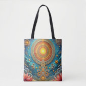 Spirituelle Mandala Art Tasche (Vorderseite)