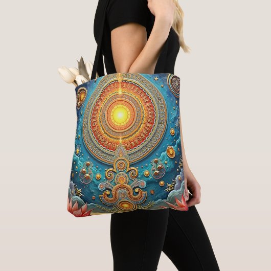 Spirituelle Mandala Art Tasche (Von Nahem)
