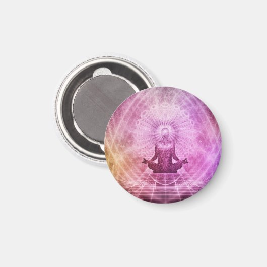 Spirituelle Mandala Magnet (Vorderseite/Rückseite)