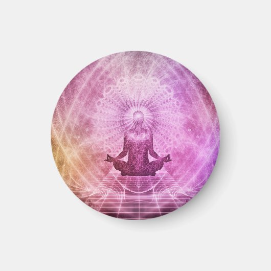 Spirituelle Mandala Magnet (Vorne)