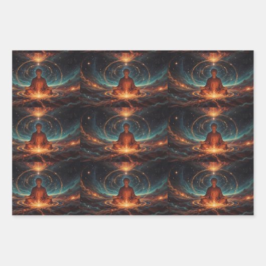 Spirituelle Meditation Geschenkpapier Set (Vorderseite 3)