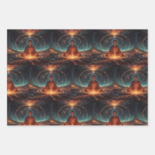 Spirituelle Meditation Geschenkpapier Set (Vorderseite 2)