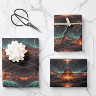 Spirituelle Meditation Geschenkpapier Set