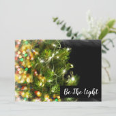 *~* Spirituelle metaphysische Weihnachtsbaume der Feiertagskarte (Stehend Vorderseite)