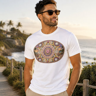 Spirituelle Nautilus-Ozean-Göttinnen-Kunst T-Shirt