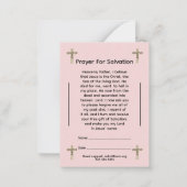 Spirituelle Note Card Mitteilungskarte (Rückseite)