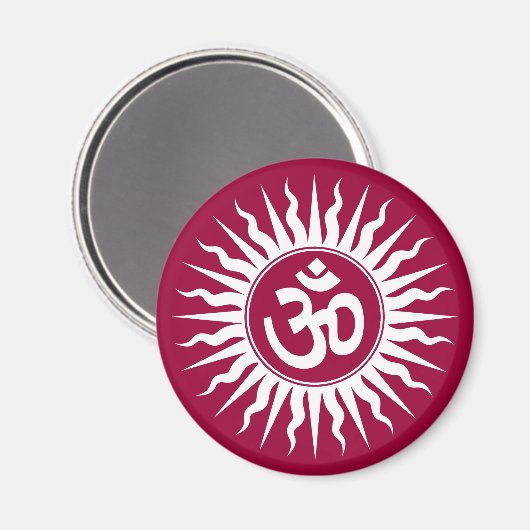 Spirituelle Om Magnet (Vorderseite/Rückseite)