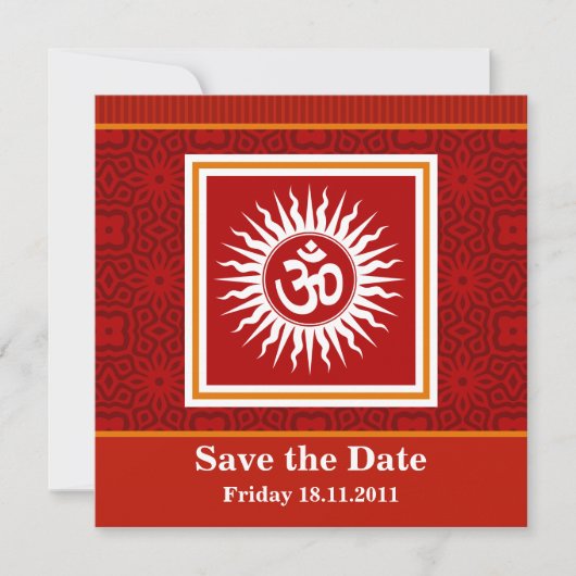 Spirituelle Om Save The Date (Vorderseite)