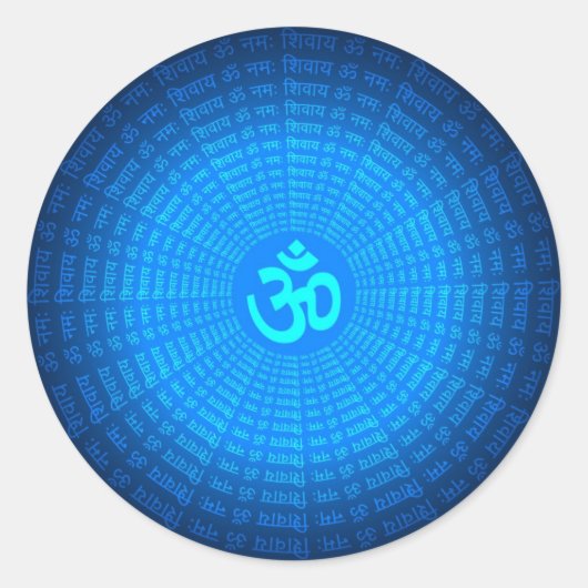 Spirituelle Om Sticker (Vorderseite)