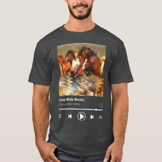 Spirituelle Pferdemotivation Reitsportler T-Shirt