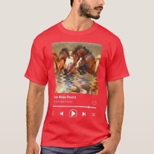 Spirituelle Pferdemotivation Reitsportler T-Shirt