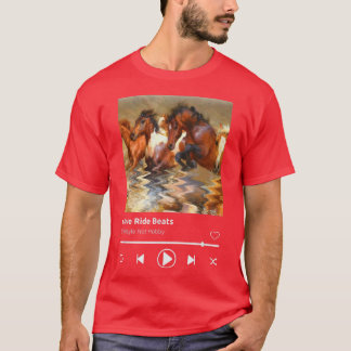 Spirituelle Pferdemotivation Reitsportler T-Shirt