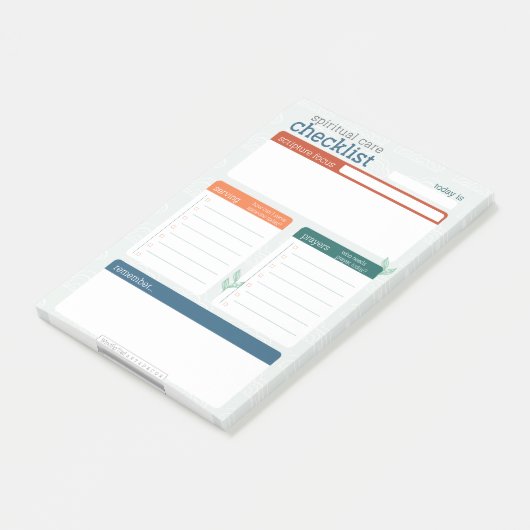 Spirituelle Pflege Post-it Klebezettel (angewinkelt)