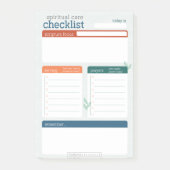 Spirituelle Pflege Post-it Klebezettel (Vorderseite)