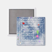 Spirituelle positive Bejahungen Magnet (Vorderseite/Rückseite)