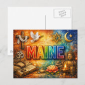Spirituelle Postkarte  (Vorne/Hinten)