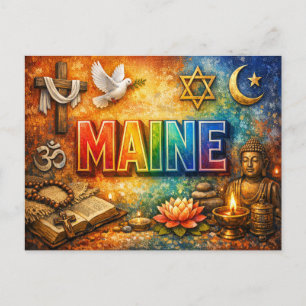 Spirituelle Postkarte