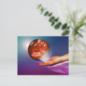 Spirituelle Postkarte (Stehend Vorderseite)