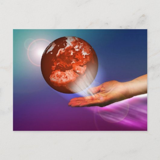 Spirituelle Postkarte (Vorderseite)