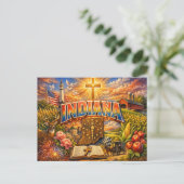 Spirituelle Postkarte  (Stehend Vorderseite)