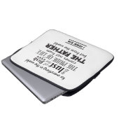 Spirituelle Reflektion Art - 1 John 2:16 Laptopschutzhülle (Vorne Knopf)