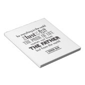 Spirituelle Reflektion Art - 1 John 2:16 Notizblock (angewinkelt)