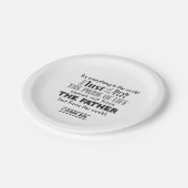 Spirituelle Reflektion Art - 1 John 2:16 Pappteller (Schrägansicht)