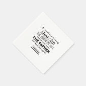 Spirituelle Reflektion Art - 1 John 2:16 Serviette (Ecke)