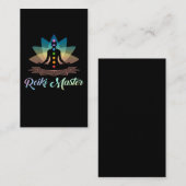 Spirituelle Reiki Master Chakra Yoga Meditation Visitenkarte (Vorne/Hinten)