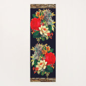 Spirituelle Retreat Nature Floral Scene Garden Ros Yogamatte (Rückseite)