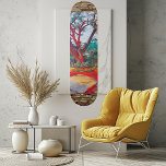 Spirituelle Retreat Naturlandschaft Meditationsbau Skateboard<br><div class="desc">Perfekt für Fitness-Freaks,  Sportler und Skateboarder . Dieses Skateboard wurde entwickelt,  um Ruhe und Gelassenheit mit der Natur,  dem Baum und der Landschaft inspirieren und zu garantieren.</div>