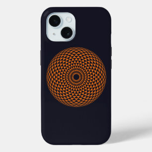 Spirituelle Schwarz-weiße Mandala Geometrische Kun Case-Mate iPhone Hülle