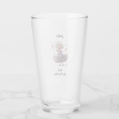 Spirituelle Senior Woman Glas (Rückseite)