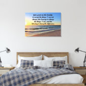 SPIRITUELLE SERENITY PRAYER LEINWAND WALL ART (Insitu (Schlafzimmer))