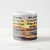 SPIRITUELLE SERENITY PRAYER SUNRISE TASSE (Vorderseite)