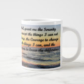 SPIRITUELLE SERENITY PRAYER SUNRISE TASSE (Rechts)