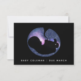 Spirituelle Sterne Kindergartenankündigung Mitteilungskarte