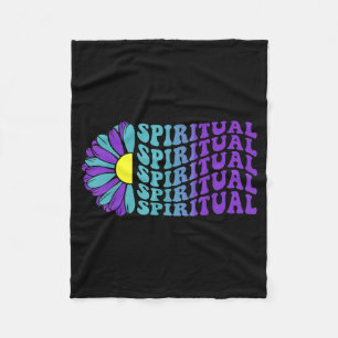 Spirituelle Suizidpräventionsbewusstseins-Sonnenbl Fleecedecke