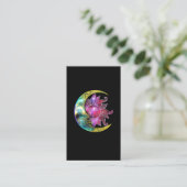 Spirituelle Sun Moon Galaxie Visitenkarte (Stehend Vorderseite)