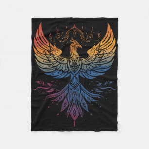 Spirituelle Symbole und heilige Geometrie, ein Far Fleecedecke